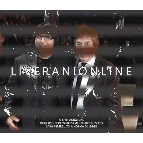 TRASMISSIONE TV: \' X FACTOR\' - SERATA FINALE NELLA FOTO: RENATO ZERO - FABRIZIO DEL NOCE © ANTONIO SORANO - AG. ALDO LIVERANI SAS
