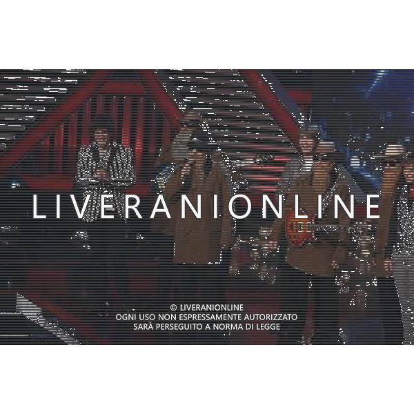 \' X FACTOR \' - SERATA FINALE NELLA FOTO: ELIO E LE STORIE TESE - THE BESTARD SONS OF DIONISO © ANTONIO SORANO - AG. ALDO LIVERANI SAS