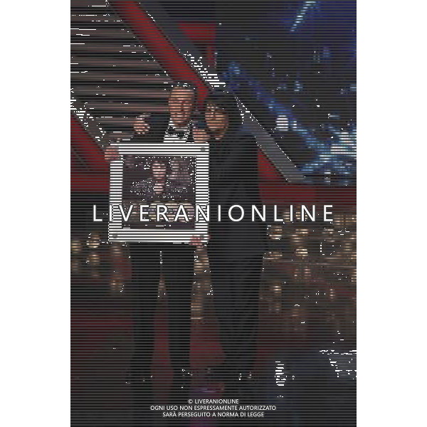 \' X FACTOR \' - SERATA FINALE NELLA FOTO: RENATO ZERO - FRANCESCO FACCHINETTI © ANTONIO SORANO - AG. ALDO LIVERANI SAS