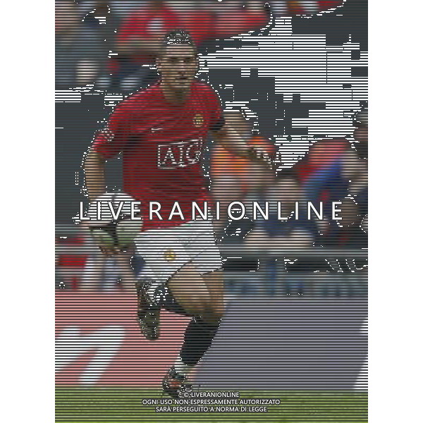 Federico Macheda of Manchester United: Manchester United vs Everton for the FA Cup Semifinal at Wembley Stadium in London on 18/04/2008. ph ag. aldo liverani sas only italy