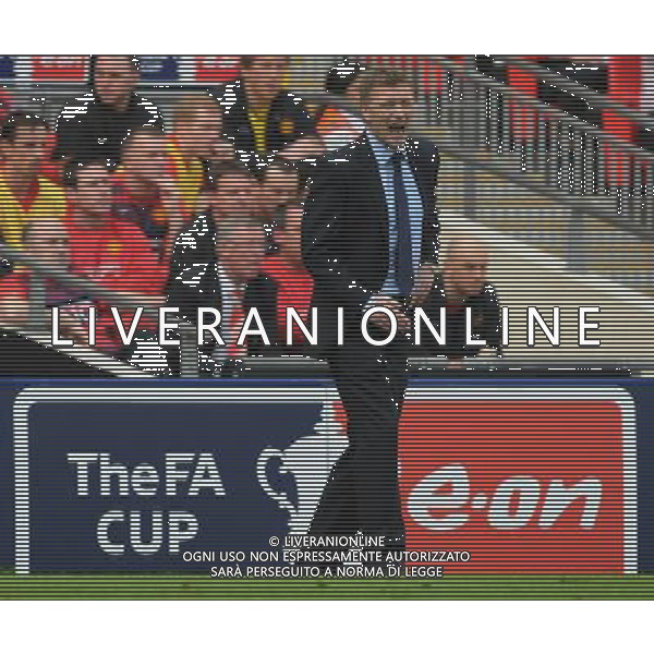 19/4/2009.WEMBLEY STADIUM.FA CUP SEMI FINAL.MANCHESTER UNITED V EVERTON.EVERTON MANAGER DAVID MOYES. ph ag. aldo liverani sas only italy