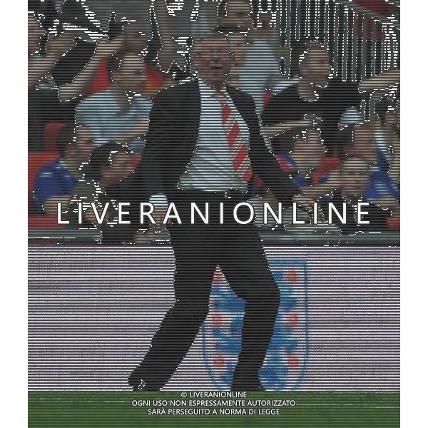 19/4/2009.WEMBLEY STADIUM.FA CUP SEMI FINAL.MANCHESTER UNITED V EVERTON.MANCHESTER UNITED ALEX FERGUSON ph ag. aldo liverani sas only italy