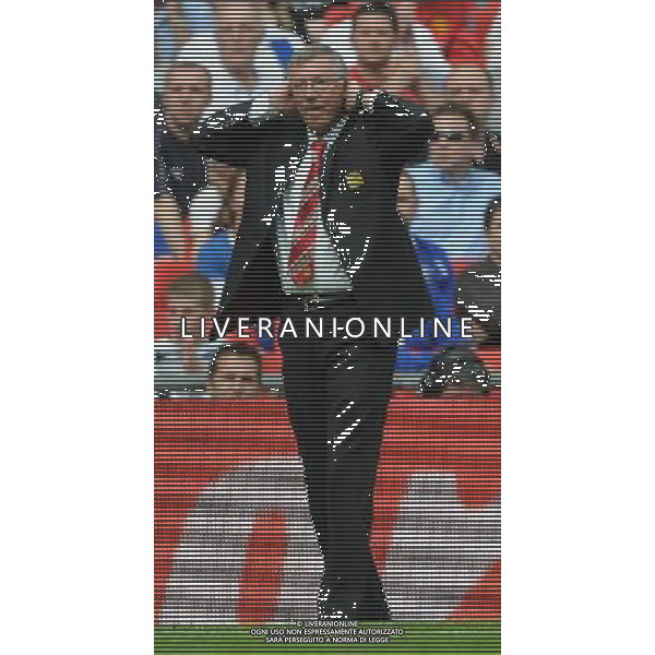 19/4/2009.WEMBLEY STADIUM.FA CUP SEMI FINAL.MANCHESTER UNITED V EVERTON.MANCHESTER UNITED ALEX FERGUSON ph ag. aldo liverani sas only italy