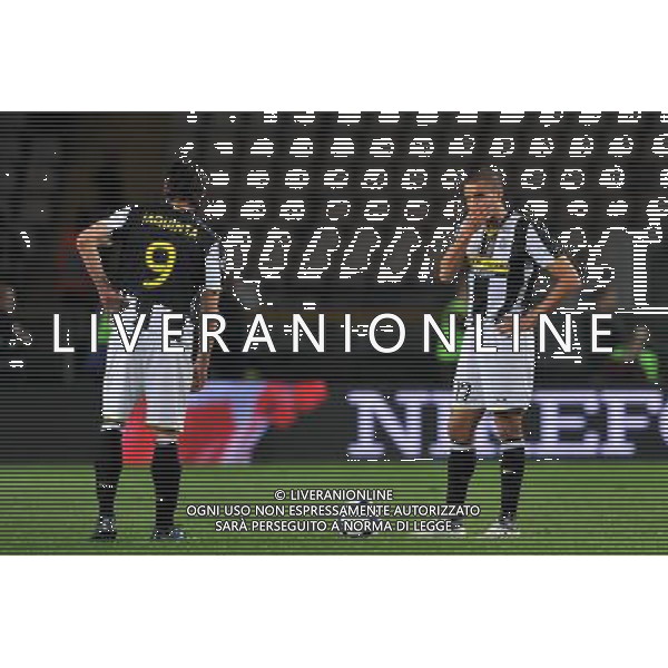 22-04-2009 Torino Sport Calcio Juventus Lazio Coppa Italia Tim 2008/2009 Nella foto: la delusione di david trezeguet e vincenzo iaquinta della juventus dopo il gol di mauro zarate ph.viganti/ag ALDO LIVERANI sas