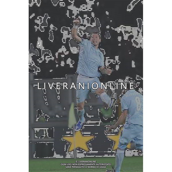 22-04-2009 Torino Sport Calcio Juventus Lazio Coppa Italia Tim 2008/2009 Nella foto: l\'esultanza di kolarov aleksander della lazio dopo il gol ph.viganti/ag ALDO LIVERANI sas