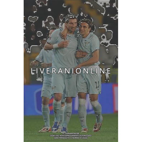 22-04-2009 Torino Sport Calcio Juventus Lazio Coppa Italia Tim 2008/2009 Nella foto: l\'esultanza di kolarov aleksander della lazio dopo il gol ph.viganti/ag ALDO LIVERANI sas