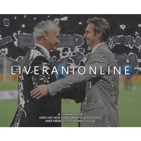 22-04-2009 Torino Sport-Calcio Juventus Lazio Coppa Italia Tim 2008\2009 Nella foto: Claudio Ranieri e Jean Claude Blanc ©Alessandro Falzone\ PressPhoto - ag. Aldo Liverani sas