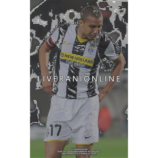 22-04-2009 Torino Sport Calcio Juventus Lazio Coppa Italia Tim 2008/2009 Nella foto: sputo di David Trezeguet ©Manuela Viganti/Press Photo - ag. Aldo Liverani sas