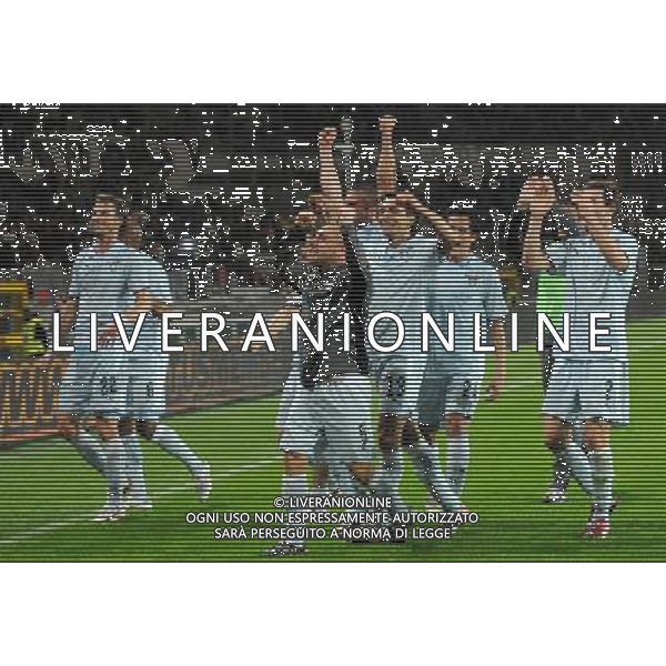 22-04-2009 Torino Sport Calcio Juventus Lazio Coppa Italia Tim 2008/2009 Nella foto: Esultanza dei giocatori della lazio a fine gara ©Manuela Viganti/Press Photo - ag. Aldo Liverani sas