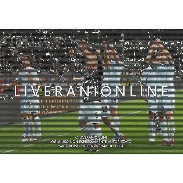 22-04-2009 Torino Sport Calcio Juventus Lazio Coppa Italia Tim 2008/2009 Nella foto: esultanza dei giocatori della Lazio a fine partita ©Manuela Viganti/Press Photo - ag. Aldo Liverani sas