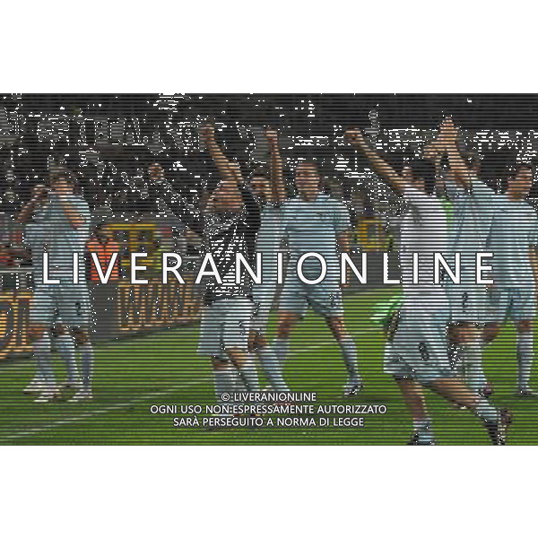 22-04-2009 Torino Sport Calcio Juventus Lazio Coppa Italia Tim 2008/2009 Nella foto: esultanza dei giocatorei della Lazio a fine partita ©Manuela Viganti/Press Photo - ag. Aldo Liverani sas