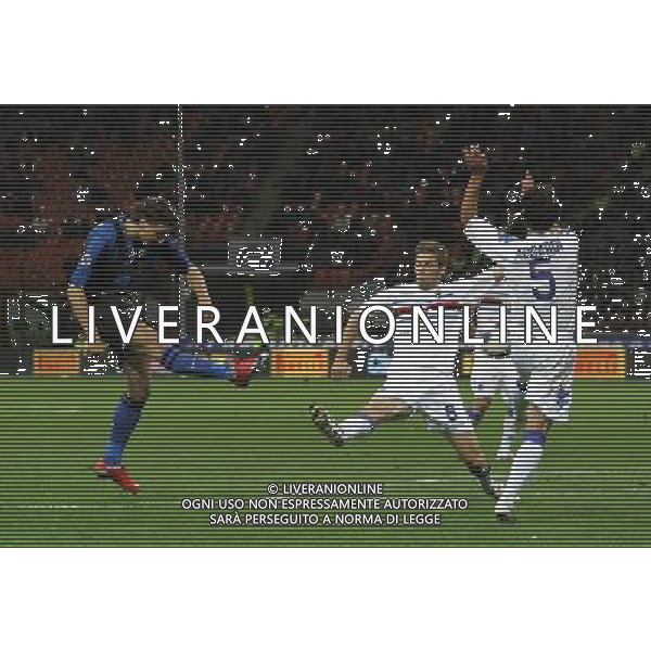 milano 23/04/2009 calcio sport coppa tim 2008/2009 semifinale di ritorno inter sampdoria nella foto: il gol ibrahimovic zlatan ph.luzzani/ag aldo liverani sas