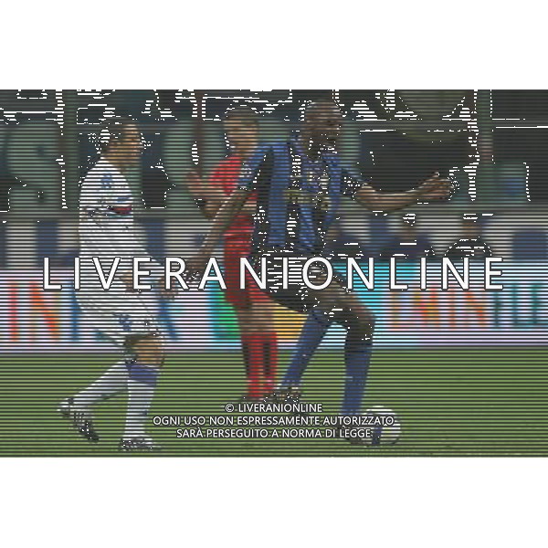 Milano 23-04-2009 coppa italia TIM CUP 2008/09 inter-sampdoria 1:0 nella foto patrick vieira e angelo palombo ph marco luzzani/ag aldo liverani s,a,s,