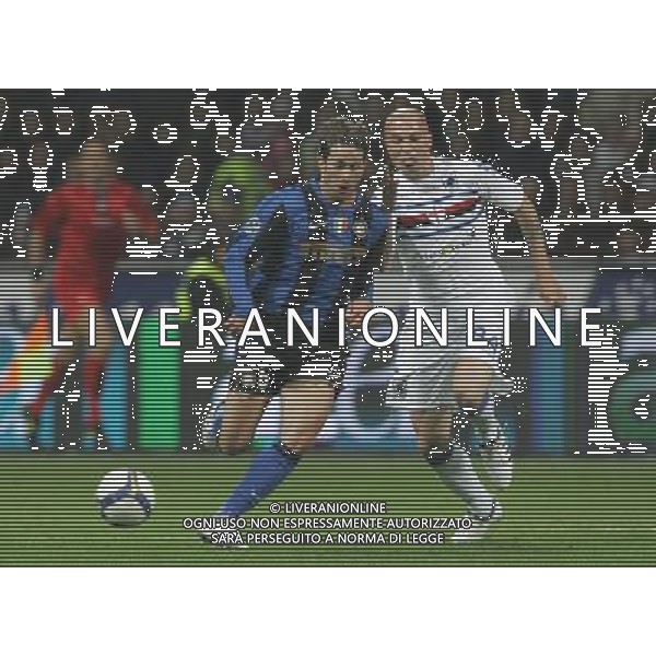 Milano 23-04-2009 coppa italia TIM CUP 2008/09 inter-sampdoria 1:0 nella foto maxwell e andrea raggi ph marco luzzani/ag aldo liverani s,a,s,