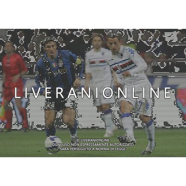 Milano 23-04-2009 coppa italia TIM CUP 2008/09 inter-sampdoria 1:0 nella foto javier zanetti e angelo palombo ph marco luzzani/ag aldo liverani s,a,s,