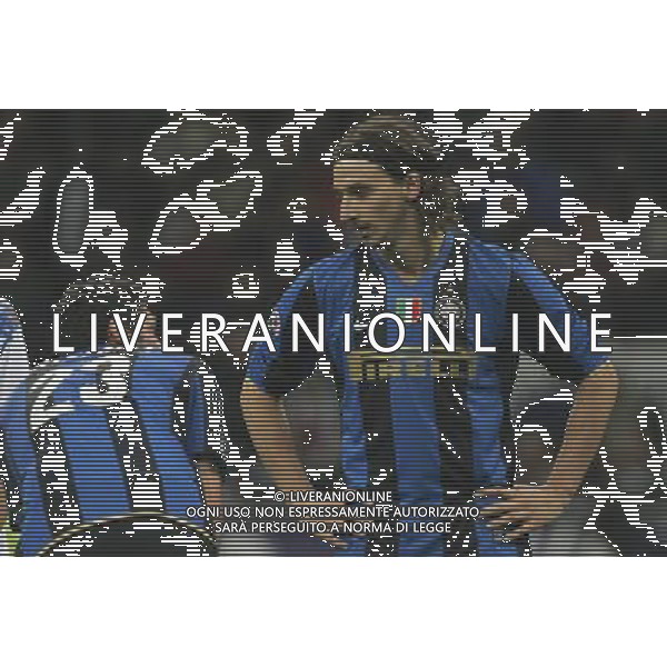 Milano 23-04-2009 coppa italia TIM CUP 2008/09 inter-sampdoria 1:0 nella foto zlatan ibrahimovic e marco materazzi ph marco luzzani/ag aldo liverani s,a,s,