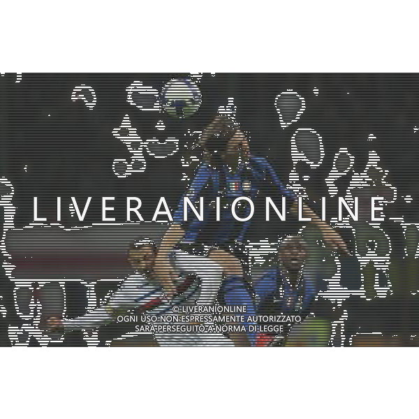 Milano 23-04-2009 coppa italia TIM CUP 2008/09 inter-sampdoria 1:0 nella foto zlatan ibrahimovic e angelo palombo ph marco luzzani/ag aldo liverani s,a,s,