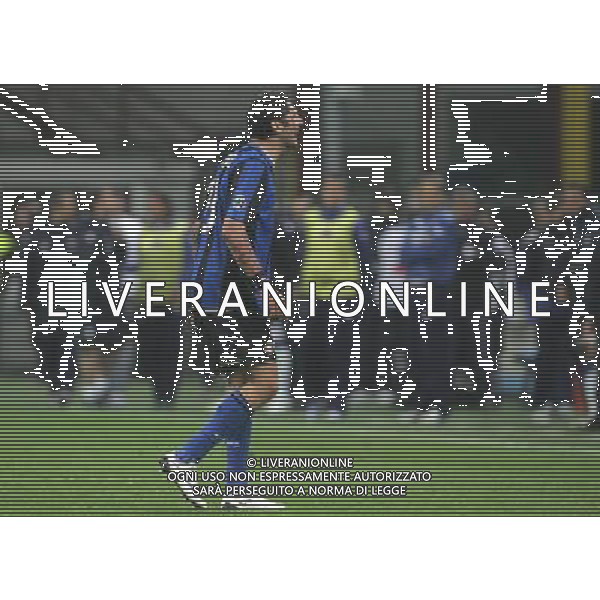 Milano 23-04-2009 coppa italia TIM CUP 2008/09 inter-sampdoria 1:0 nella foto marco materazzi esce dal campo dopo l\'espulsione ph marco luzzani/ag aldo liverani s,a,s,