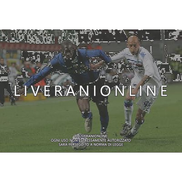 Milano 23-04-2009 coppa italia TIM CUP 2008/09 inter-sampdoria 1:0 nella foto mario balotelli e mirko pieri ph marco luzzani/ag aldo liverani s,a,s,