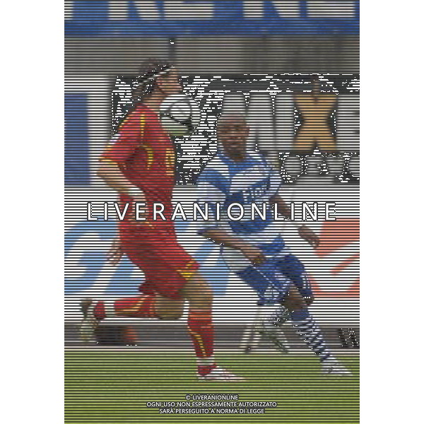 BUSTO ARSIZIO (VA) 26/4/2009 CAMPIONATO DI CALCIO 1a DIVISIONE GIRONE A PRO PATRIA-RAVENNA NELLA FOTO PIVOTTO-TOLEDO MACHADO FOTO ROMANO/AG ALDO LIVERANI