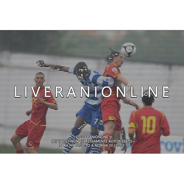 BUSTO ARSIZIO (VA) 26/4/2009 CAMPIONATO DI CALCIO 1a DIVISIONE GIRONE A PRO PATRIA-RAVENNA NELLA FOTO PIVOTTO-DO PRADO RAYMUNDO FOTO ROMANO/AG ALDO LIVERANI