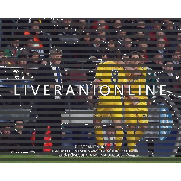 Barcellona - Chelsea, first leg for Champions League Semifinale andata Nou Camp 28/04/2009 nella foto Frank Lampard of Chelsea is substituted by Guus Hiddink Picture By Marcello Pozzetti/Agenzia Aldo Liverani - ITALY ONLY -