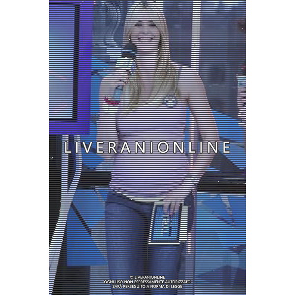 TRASMISSIONE TV: \' TRL LIVE@MTV\' NELLA FOTO: ELENA SANTARELLI INCINTA © ANTONIO SORANO - AG. ALDO LIVERANI SAS