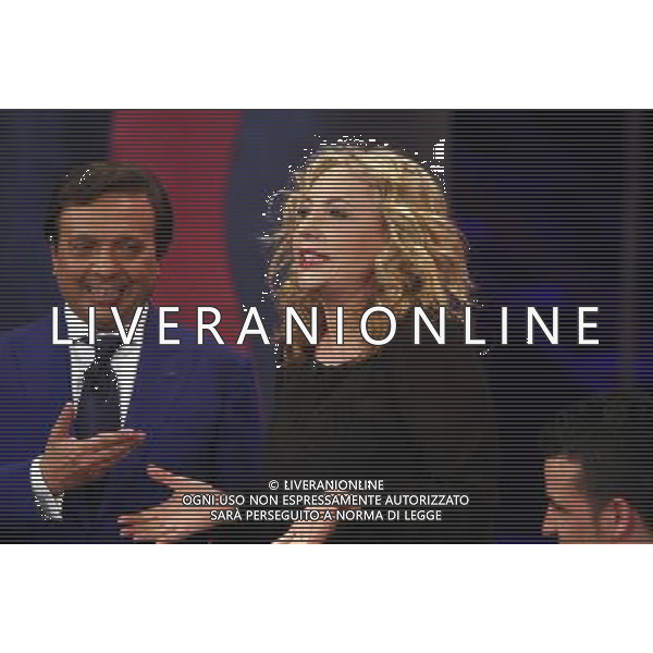 TRASMISSIONE TV: \' CHIAMBRETTI NIGHT\' NELLA FOTO: PIERO CHIAMBRETTI - IAIA FORTE © ANTONIO SORANO - AG. ALDO LIVERANI SAS