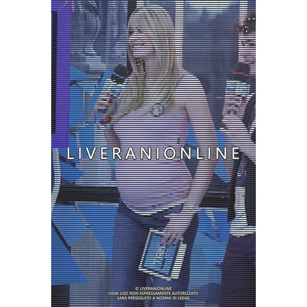 TRASMISSIONE TV: \' TRL LIVE@MTV\' NELLA FOTO: ELENA SANTARELLI INCINTA © ANTONIO SORANO - AG. ALDO LIVERANI SAS