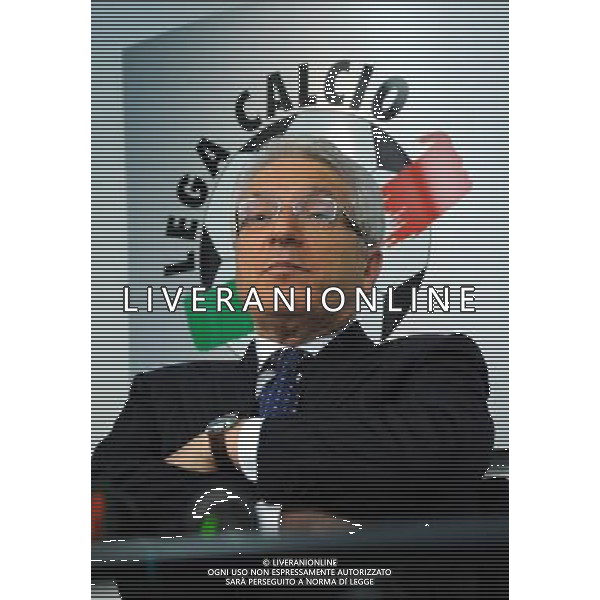 Assemblea Generale Lega Calcio Milano 30/04/2009 nella foto antonio matarrese ph Romano/Ag. Aldo Liverani Sas