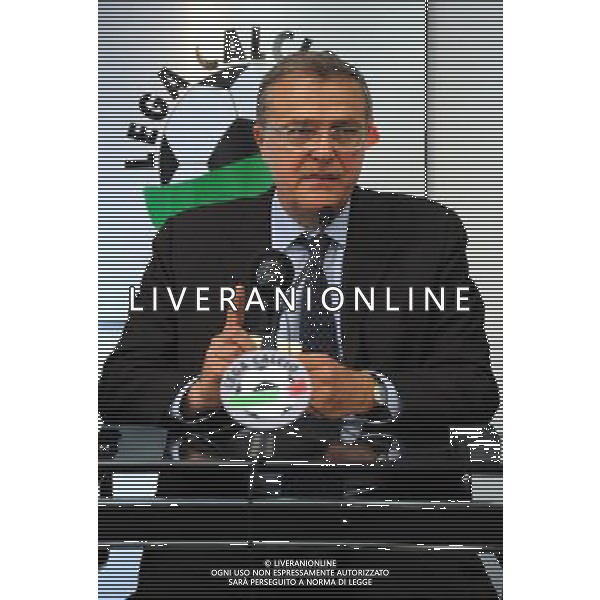 MILANO 30/4/2009 LEGA CALCIO VIA ROSELLINI ASSEMBLEA GENERALE LEGA CALCIO NELLA FOTO GIANFRANCO ANDREOLETTI (ALBINO LEFFE CALCIO E PRESIDENTE SERIE B) FOTO ROMANO/AG ALDO LIVERANI 