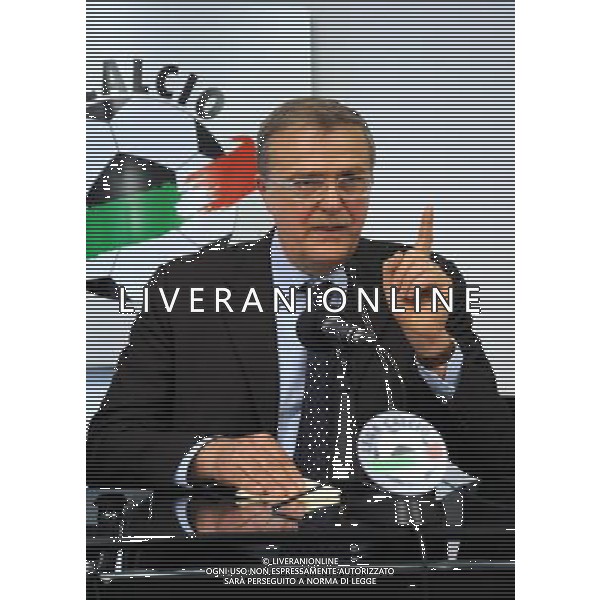 MILANO 30/4/2009 LEGA CALCIO VIA ROSELLINI ASSEMBLEA GENERALE LEGA CALCIO NELLA FOTO GIANFRANCO ANDREOLETTI (ALBINO LEFFE CALCIO E PRESIDENTE SERIE B) FOTO ROMANO/AG ALDO LIVERANI 