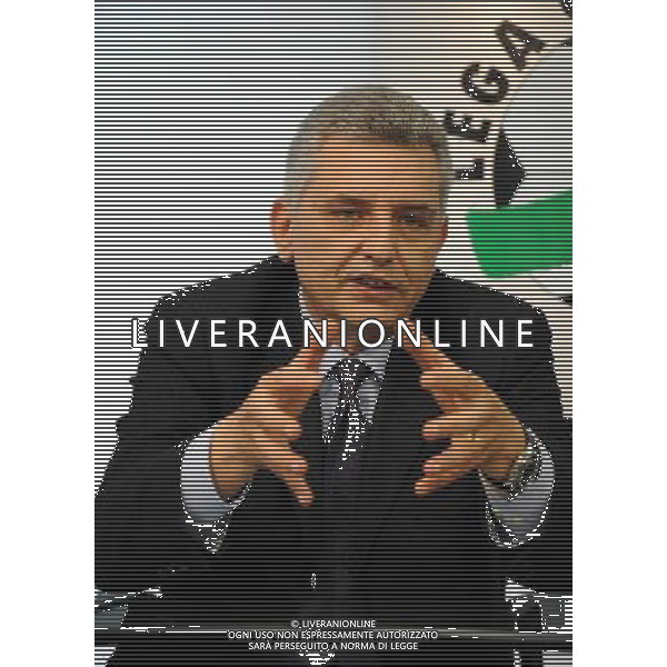 MILANO 30/4/2009 LEGA CALCIO VIA ROSELLINI ASSEMBLEA GENERALE LEGA CALCIO NELLA FOTO MAURIZIO STIRPE (FROSINONE CALCIO) FOTO ROMANO/AG ALDO LIVERANI 