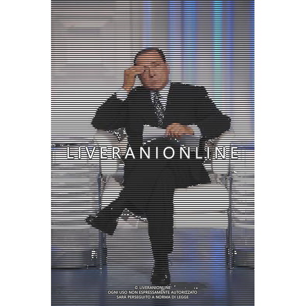 ROMA, 5 MAGGIO 2009 PORTA A PORTA: BERLUSCONI NELLA FOTO: SILVIO BERLUSCONI AGENZIA ALDO LIVERANI SAS