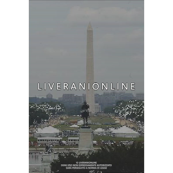 Washington Monument - Obelisco del monumento a Washington - National Mall Washington DC Stati Uniti d\'America - USA ph Agenzia Aldo Liverani Sas