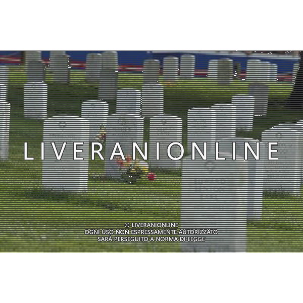 Arlington National Cemetery - Cimitero militare nazionale di Arlington dove sono sepolti i Veterani di tutte le guerre Statunitensi situato di fronte a Washington DC Stati Uniti d\'America - USA ph Agenzia Aldo Liverani Sas
