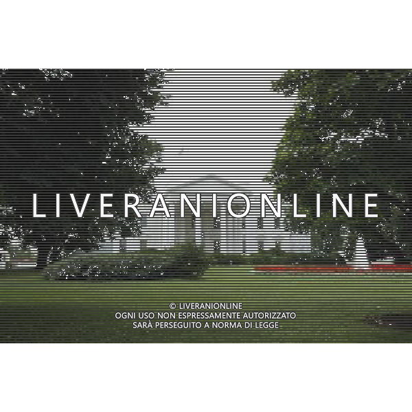 White House - Facciata nord della Casa Bianca Washington DC Stati Uniti d\'America - USA ph Agenzia Aldo Liverani Sas