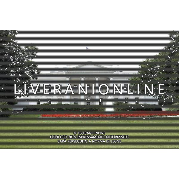 White House - Facciata nord della Casa Bianca Washington DC Stati Uniti d\'America - USA ph Agenzia Aldo Liverani Sas