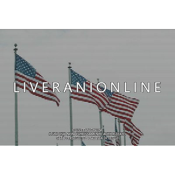Bandiera - Bandiere Americane - Washington DC Stati Uniti d\'America - USA ph Agenzia Aldo Liverani Sas