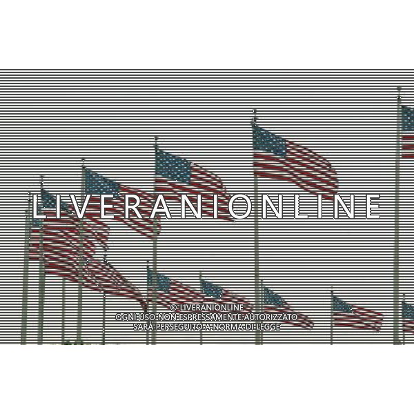 Bandiera - Bandiere Americane - Washington DC Stati Uniti d\'America - USA ph Agenzia Aldo Liverani Sas