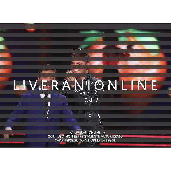 TRASMISSIONE TV: \' CHIAMBRETTI NIGHT\' NELLA FOTO: PIERO CHIAMBRETTI - MARCO MARFE\' © ANTONIO SORANO - AG. ALDO LIVERANI SAS