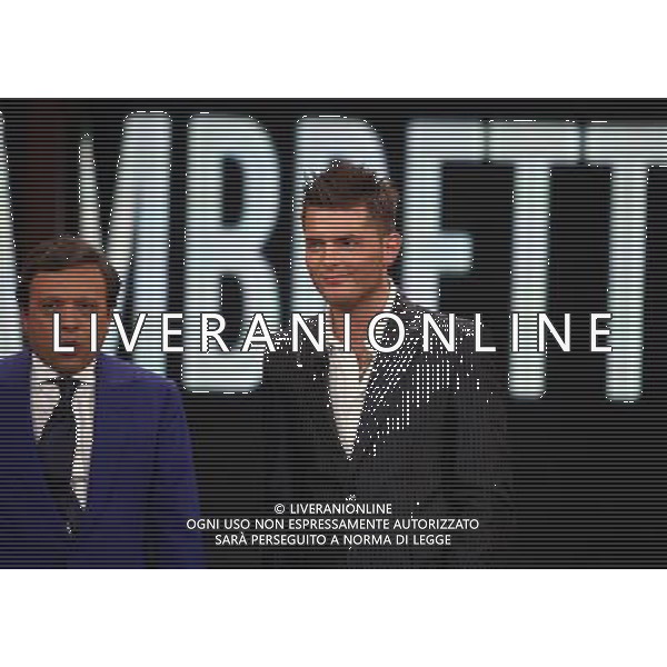 TRASMISSIONE TV: \' CHIAMBRETTI NIGHT\' NELLA FOTO: PIERO CHIAMBRETTI - MARCO MARFE\' © ANTONIO SORANO - AG. ALDO LIVERANI SAS