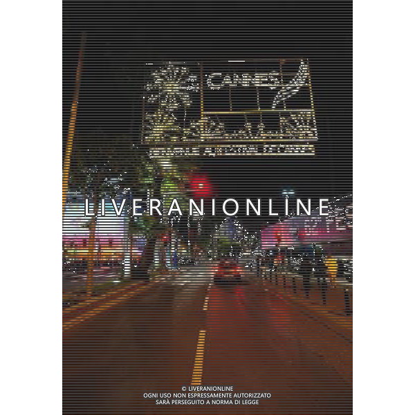 General Views of Cannes on the day before the opening of the 62nd Fesival de Cannes. Pictured: The road in front of the Festival de Palais. Cannes, France on Wednesday, May 13 2009. ©ÊIan Gavan/UPPA/Photoshot - Ag. Aldo Liverani sas ITALY ONLY