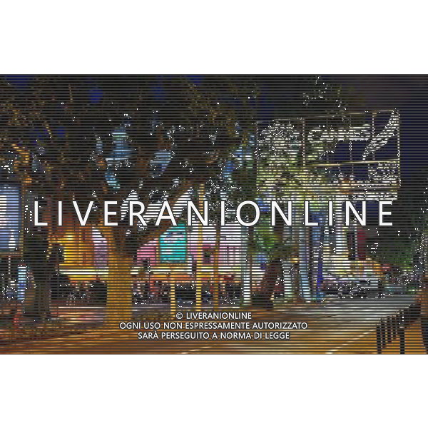 General Views of Cannes on the day before the opening of the 62nd Fesival de Cannes. Pictured: View of Cannes Film Festival Signs at night Cannes, France on Wednesday, May 13 2009. ©æIan Gavan/UPPA/Photoshot - Ag. Aldo Liverani sas ITALY ONLY