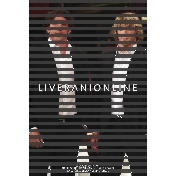 I FRATELLI MIRCO E MAURO BERGAMASCO OSPITI DI \' CHIAMBRETTI NIGHT\' FOTO ANTONIO SORANO - AG. ALDO LIVERANI SAS