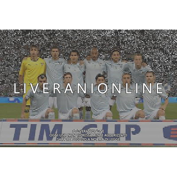 Roma - 13/05/2008 - Stadio Olimpico - TIM CUP 2008/2009 finale - Lazio vs Sampdoria - nella foto: La formazione della Lazio ph. Corradetti / ag. Aldo Liverani Sas 