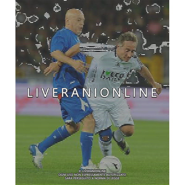 Partita del Cuore 2009 Torino - 18.05.2009 Nazionale Italiana Cantanti-Ale +10 Nella Foto:PAOLO BONOLIS CON ENRICO RUGGERI /Ph.Vitez-Ag. Aldo Liverani