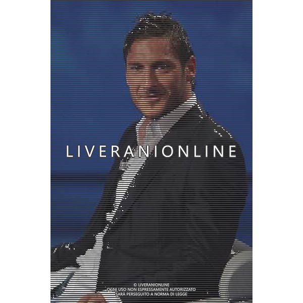 FRANCESCO TOTTI TRASMISSIONE TV: \' CHE TEMPO CHE FA\' © ANTONIO SORANO - AG. ALDO LIVERANI SAS