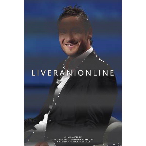 FRANCESCO TOTTI TRASMISSIONE TV: \' CHE TEMPO CHE FA\' © ANTONIO SORANO - AG. ALDO LIVERANI SAS