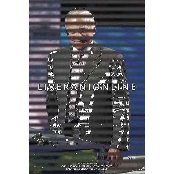 BUZZ ALDRIN ( astronauta) TRASMISSIONE TV: \' CHE TEMPO CHE FA\' © ANTONIO SORANO - AG. ALDO LIVERANI SAS